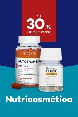 Nutricosm&eacute;tica com destaque promocional de at&eacute; 30% sobre pre&ccedil;o de Venda ao P&uacute;blico Recomendado